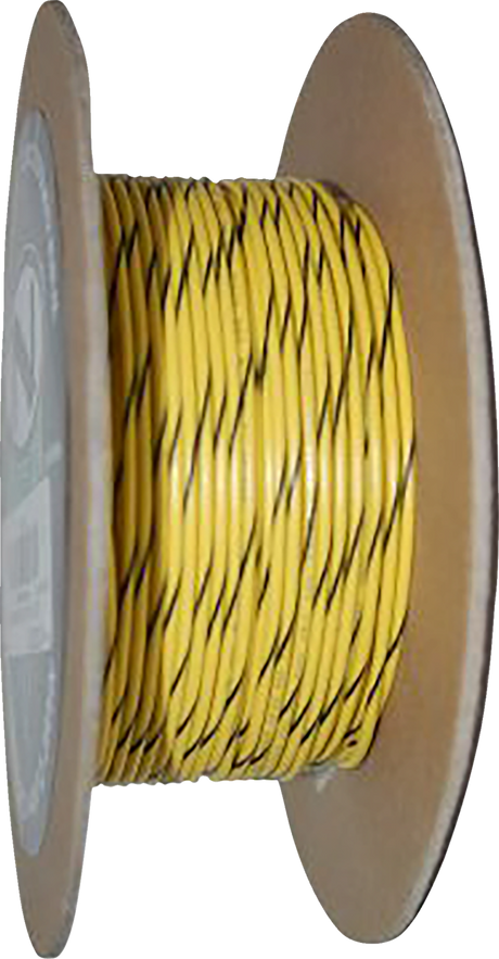 100\' Wire Spool - 20 Gauge - Yellow/Black