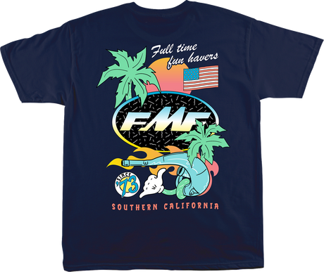 Day-Glo T-Shirt - Navy - Small