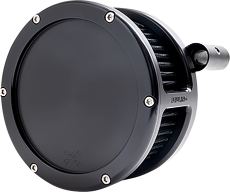 BA Air Cleaner Kit - Black with Black Filter - \'08-\'17 Dyna/Softail/Touring 2008 - 2017