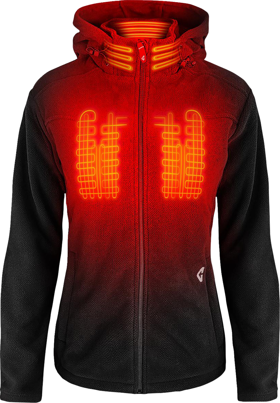 Women\'s 7V Thermite Fleece Heated Jacket 2.0 - Black - 2XL