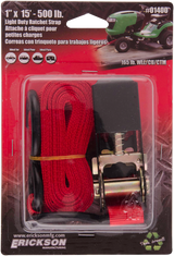 Ratchet Strap - 1\" x 15\' - Red