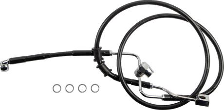 Brake Line - Rear - Master Cylinder to ABS - Black 2018 - 2023