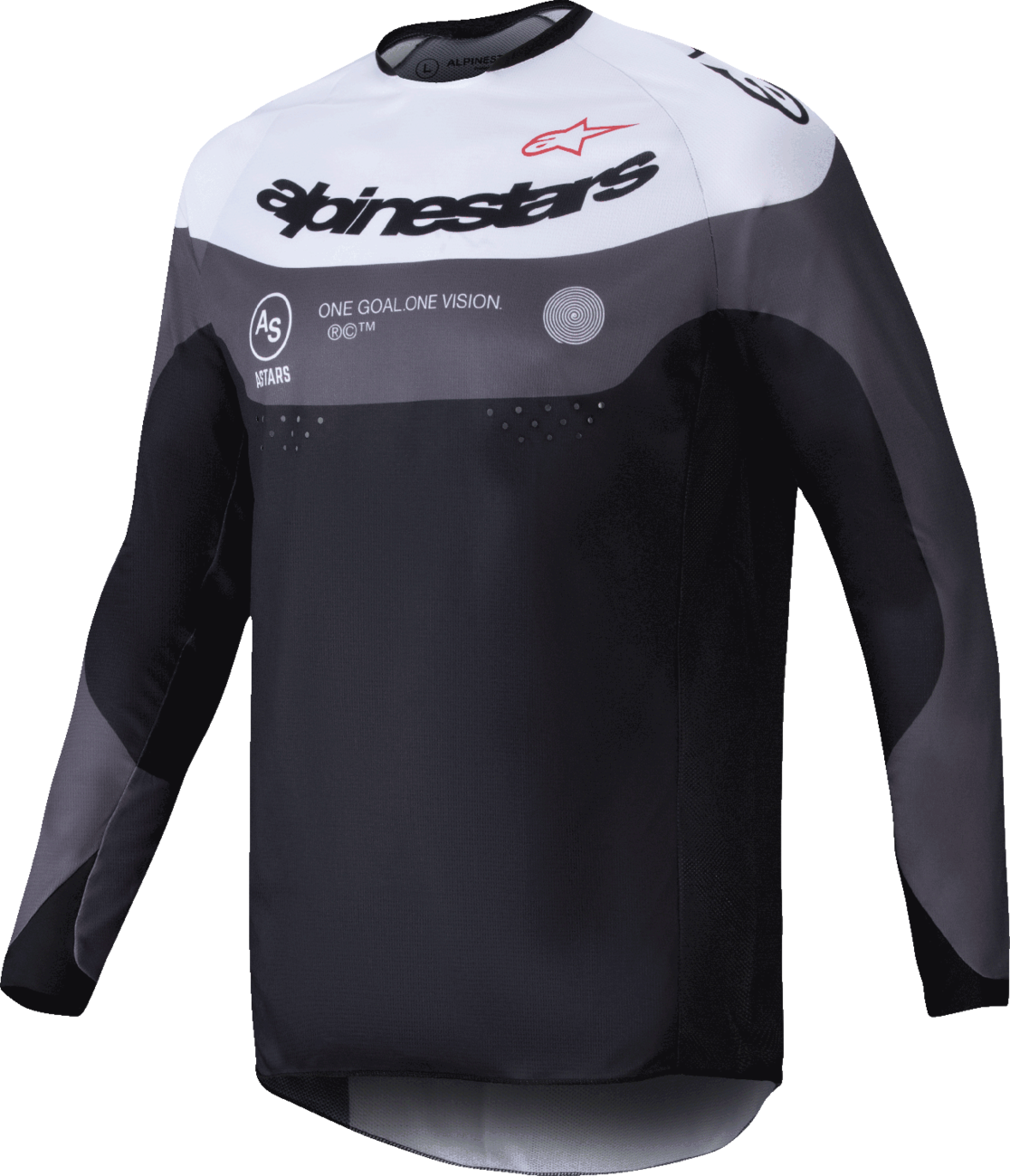 Pro-Dura Long-Sleeve Jersey - Black/Midnight/White - Medium
