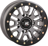 Wheel - HL23 Beadlock - Front/Rear - Gun Metal Gray - 14x7 - 4/156 - 5+2 (+38 mm) 1996 - 2024