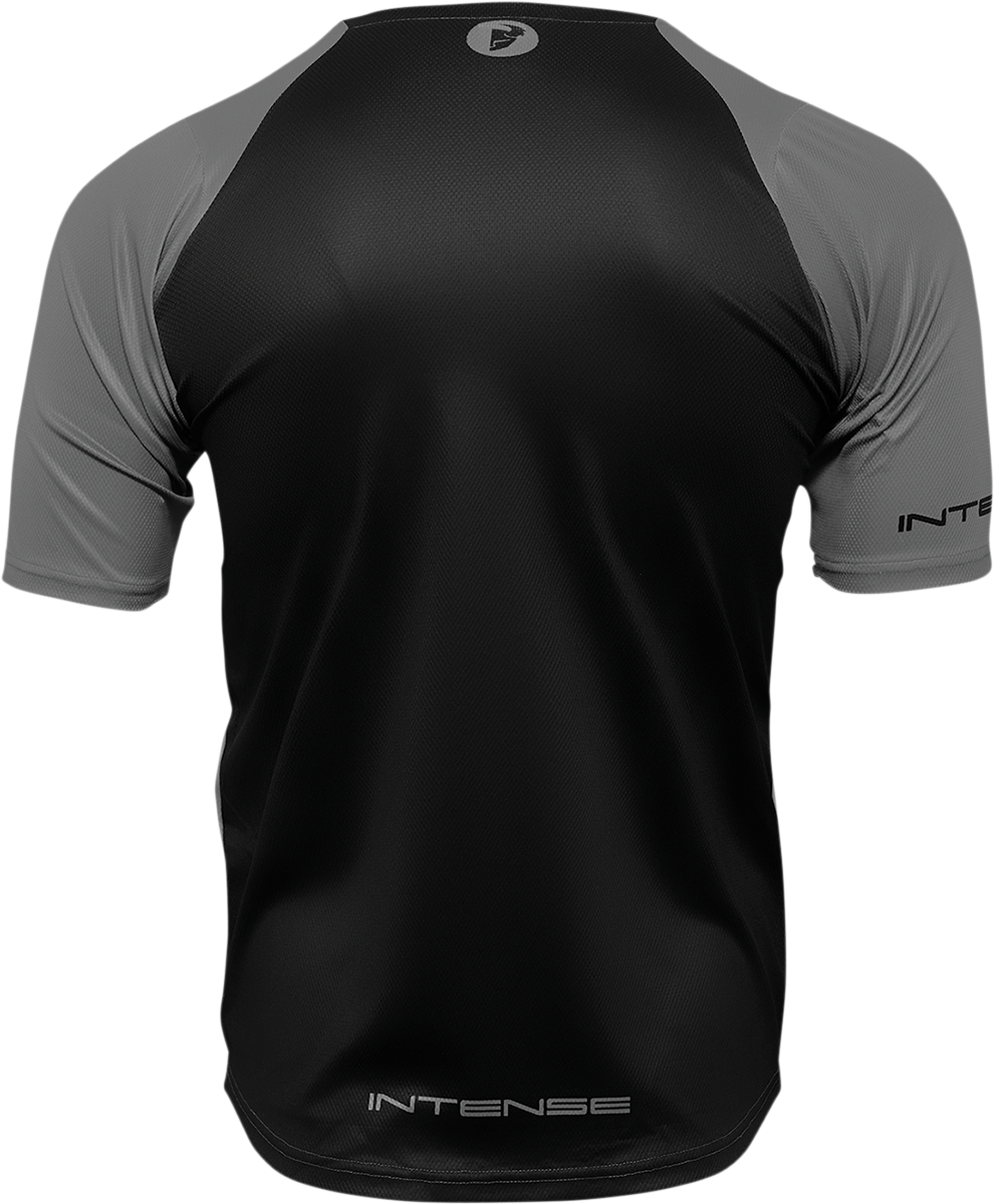 Intense Assist Dart Short-Sleeve Jersey - Gray/Black - Medium