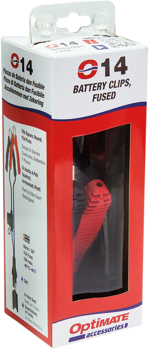 Charger Cord - SAE to Fused Battery Clips