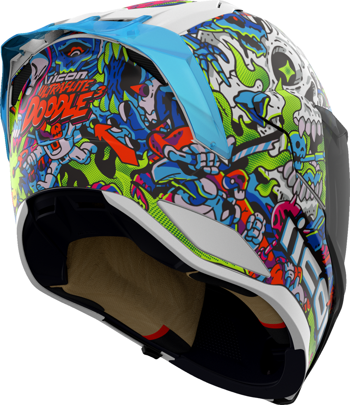 Ultraflite Helmet - Doodle 3 - MIPS® - Blue - 2XL