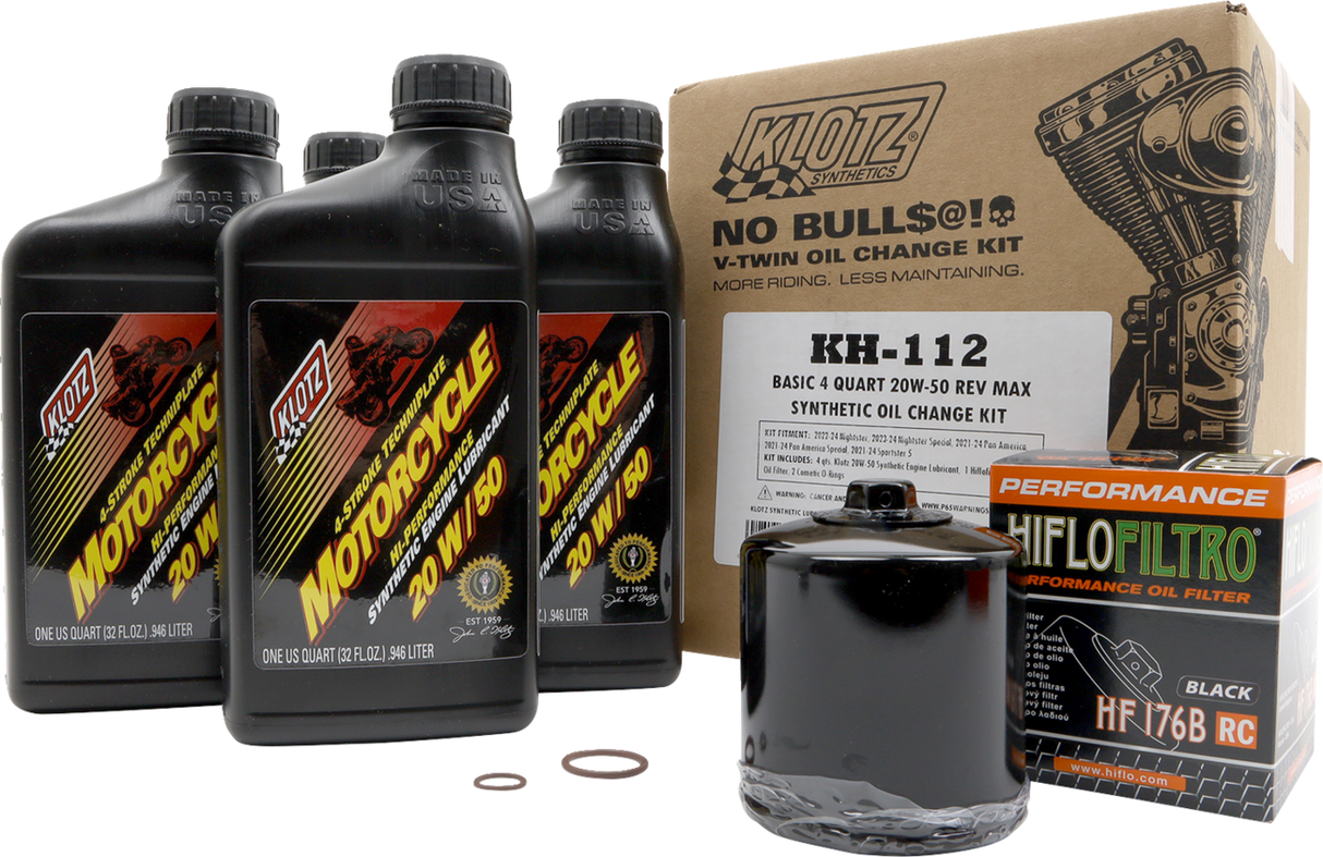 Oil Change Kit - 20W-50 - Rev Max 2021 - 2024