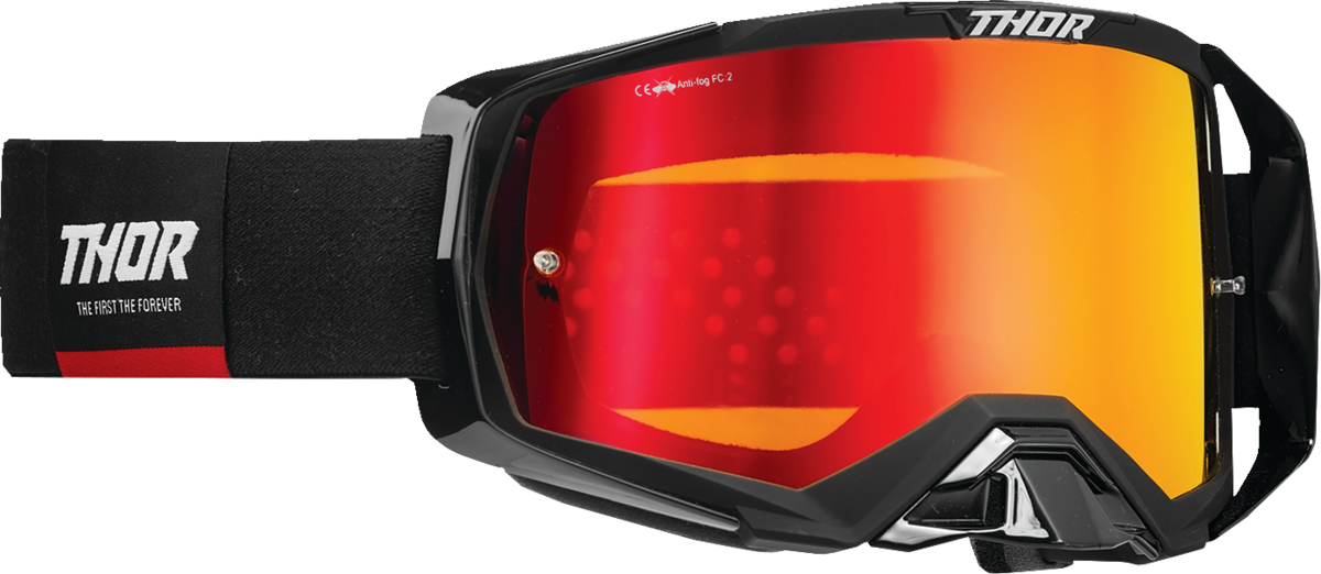 Activate Goggle - Black/Red - Iridium Mirror Lens