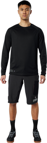 Riders Long-Sleeve Jersey - Black - Small