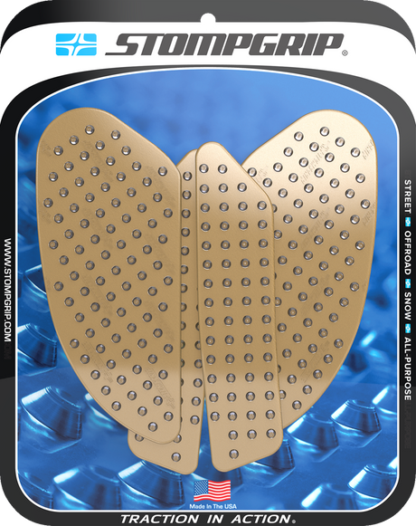 Traction Pad Tank Grips - Volcano - Clear - KLX 230/S/SM 2022 - 2025