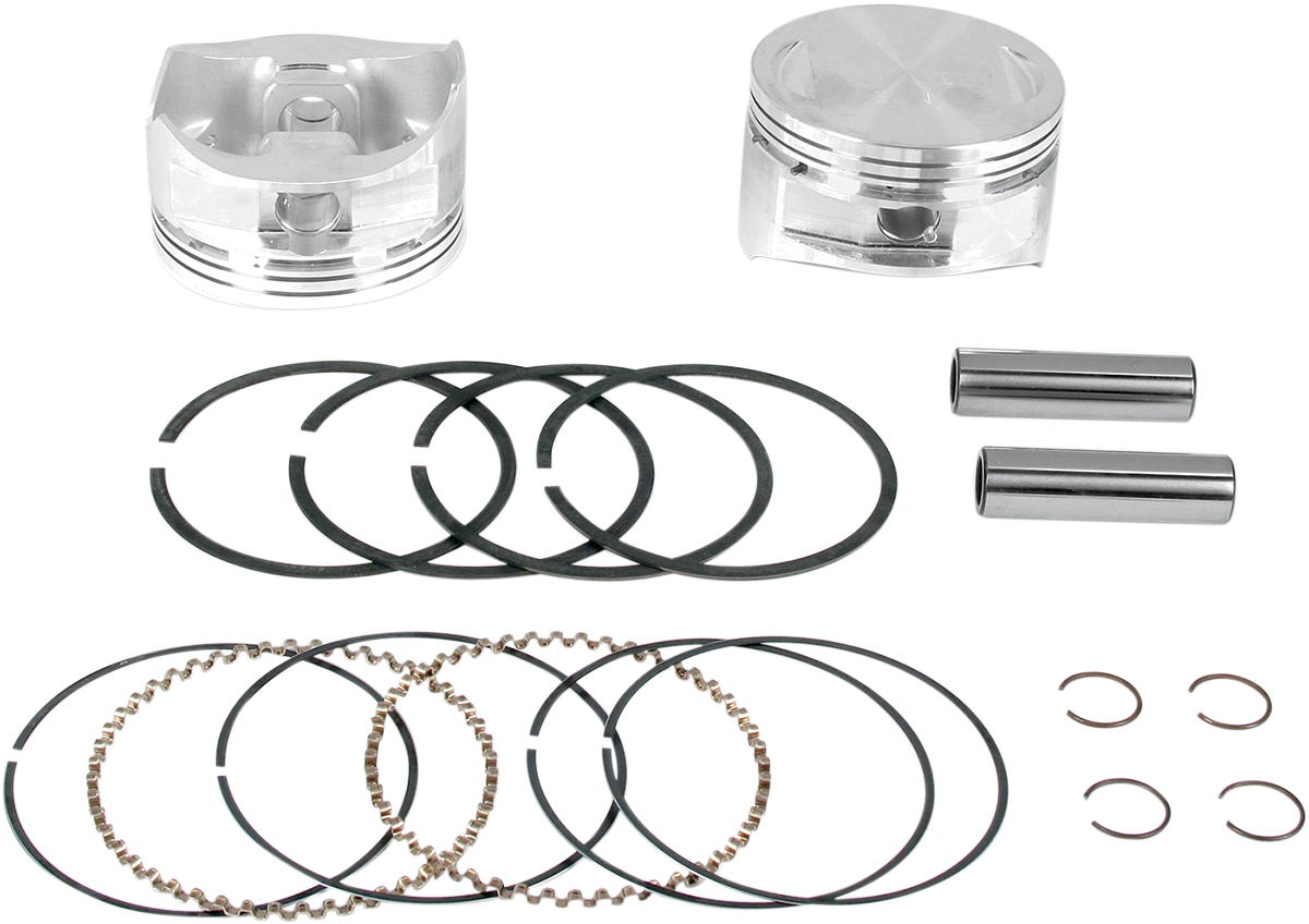 Piston Kit - for 100\" & 107\" Super Sidewinder® - 4.0\" - +.010 1984 - 1998