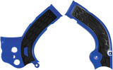 X-Grip Frame Guards - Blue/Black - YZ 250F/450F 2014 - 2016
