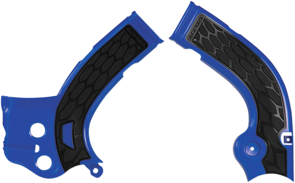 X-Grip Frame Guards - Blue/Black - YZ 250F/450F 2014 - 2016