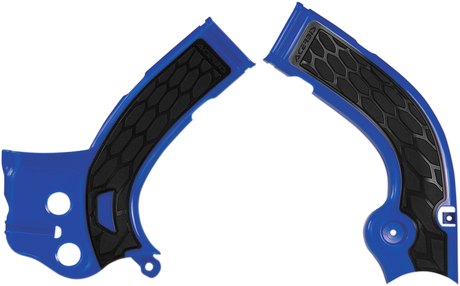 X-Grip Frame Guards - Blue/Black - YZ 250F/450F 2014 - 2016