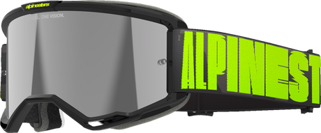 Vision 5 Goggle - Hollow - Charcoal/Yellow Fluo - Silver Mirror Lens
