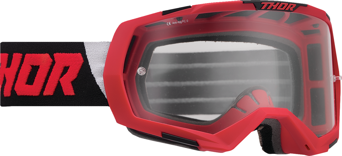 Regiment Goggle - Red/Black - Clear Lens