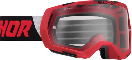 Regiment Goggle - Red/Black - Clear Lens