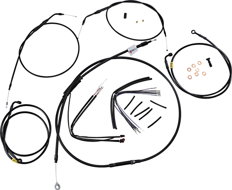 Control Kit - 16\" Ape Hanger Handlebars 2012 - 2017