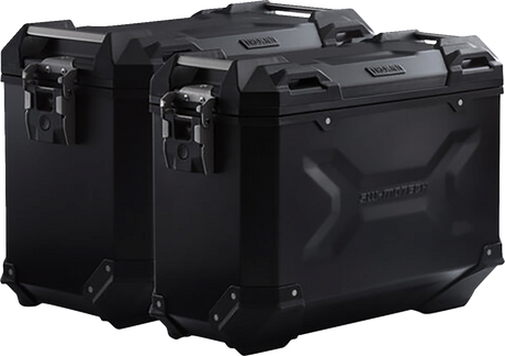 TRAX ADV Aluminum Case System - Black - BMW R 1200/1250 GS \'12-\'24 2012 - 2024