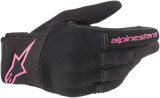 Women\'s Copper Gloves - Black/Fuchsia - XS