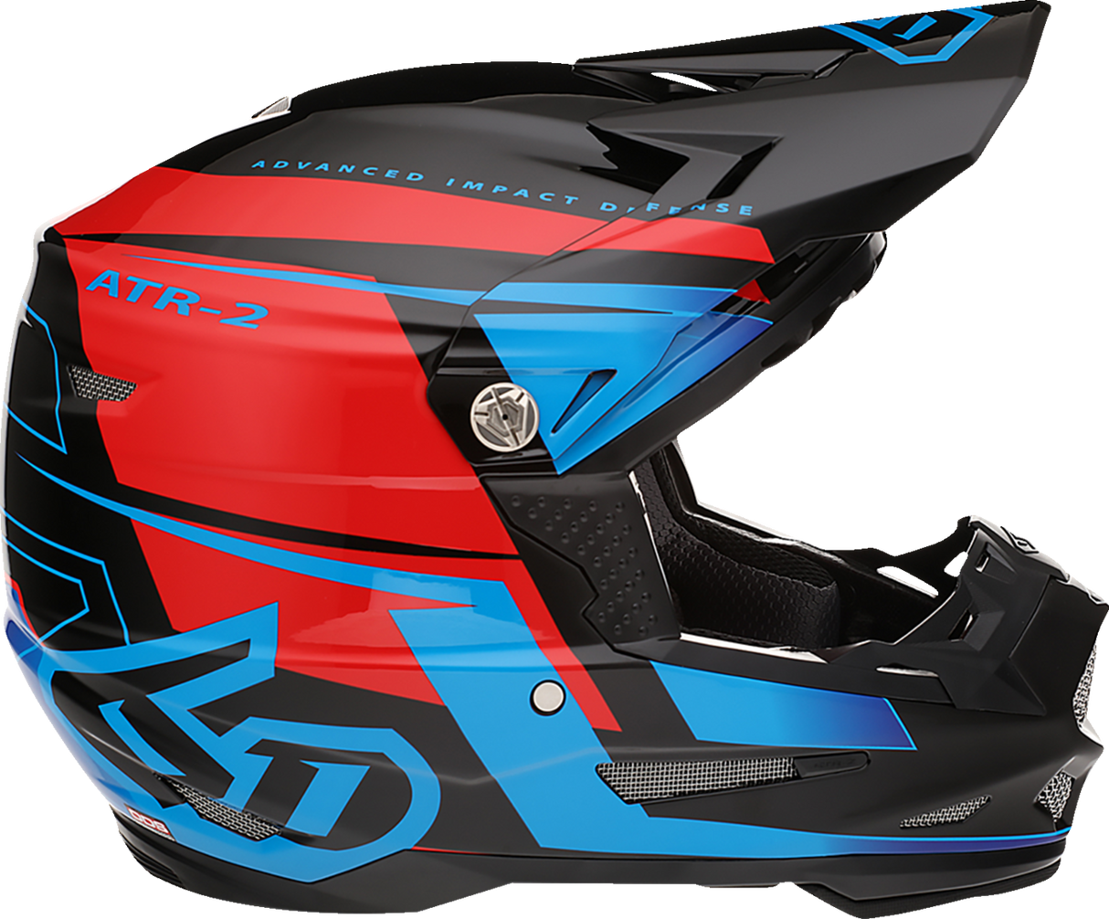 ATR-2 Helmet - Mach - Blue/Red/Black - 2XL