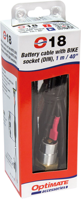 Power Socket - w/ Battery Lead/Panel Mount