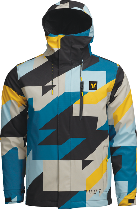 Brave Tour Jacket - Blue/Yellow - Medium