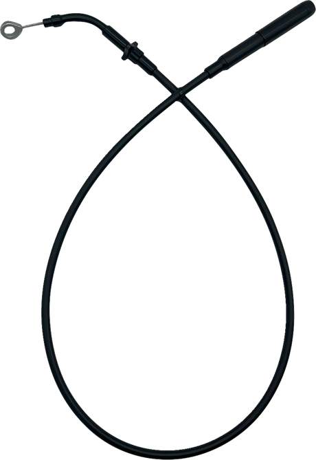 EZ Install Upper Clutch Cable - FLTR/FLHX \'21-\'23 - +4\" - Black 2021 - 2023