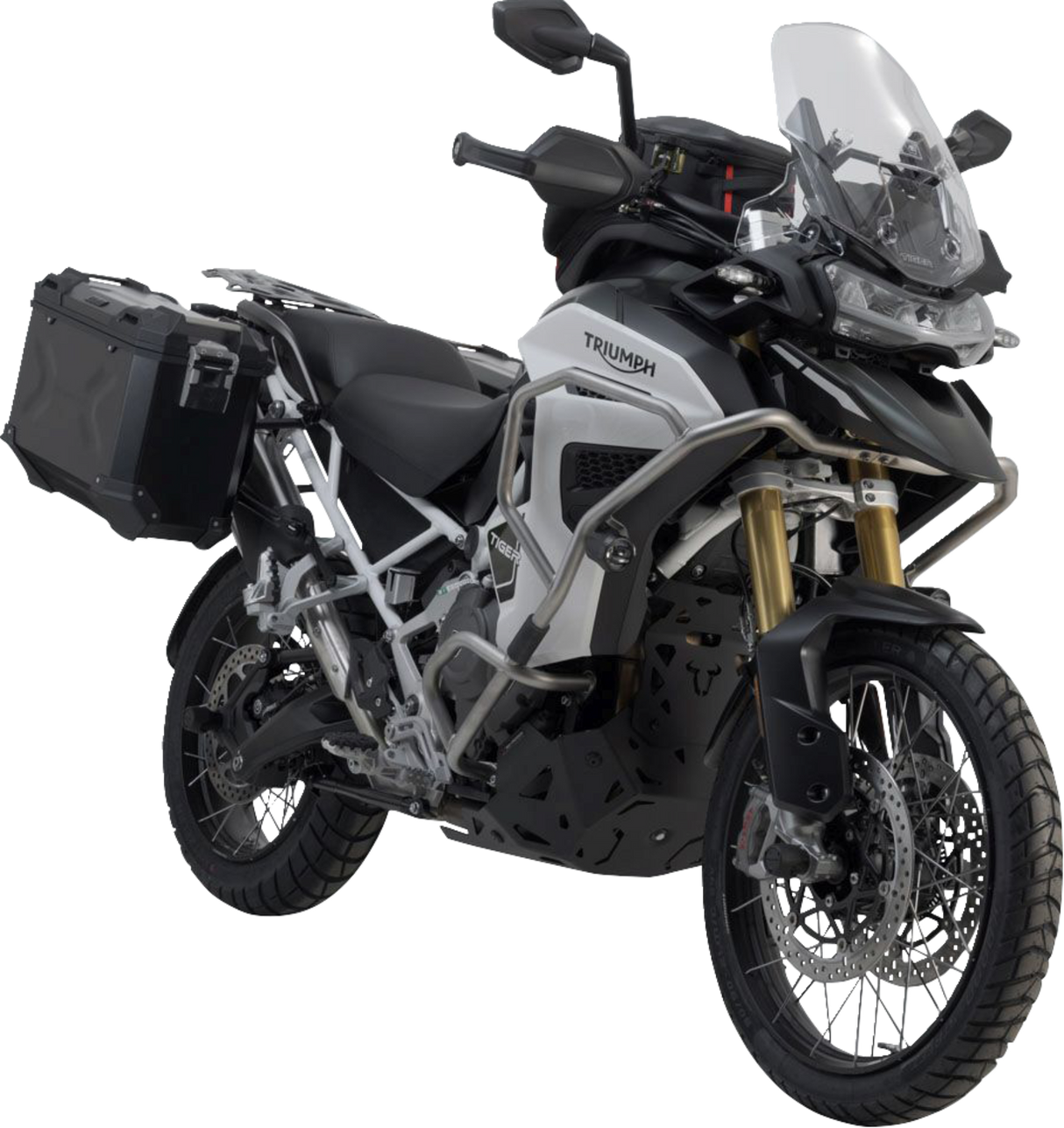 TRAX ADV Aluminum Case System - Black - Triumph Tiger Explorer1200 \'22-\'24 2022 - 2024