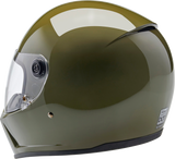 Lane Splitter Helmet - Gloss Olive Green - Small