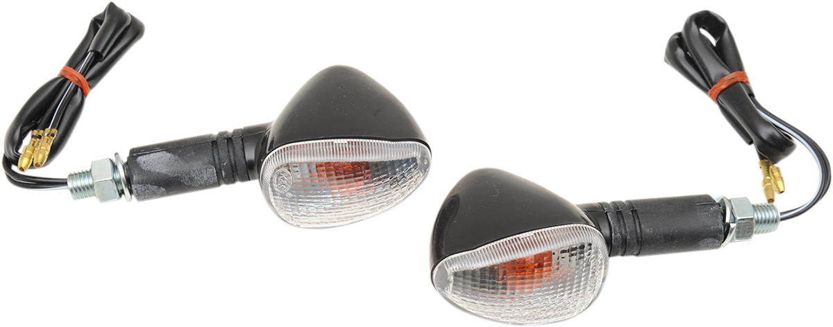 Marker Lights - Single Filament - Black/Clear