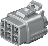 MT Series Connector - 6 Position Female - Each