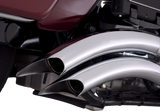 Big Radius Exhaust System - Chrome 2010 - 2016