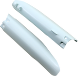 Lower Fork Covers - White 1999 - 2003