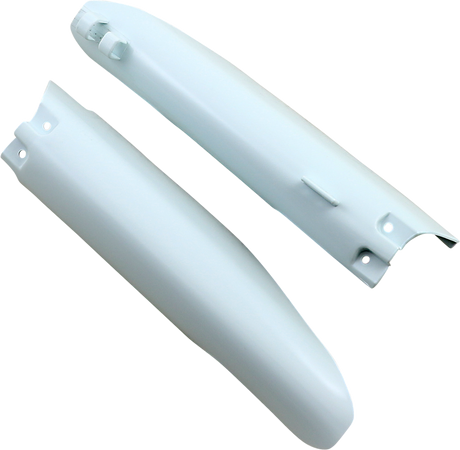 Lower Fork Covers - White 1999 - 2003
