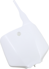 Front Number Plate - White 2000 - 2023