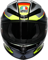 K6 S Helmet - Erazer - Black/Red/Yellow Fluo - Medium