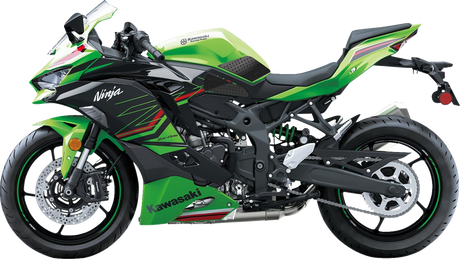 Traction Pad Tank Grips - Volcano - Black - Ninja ZX-4R/RR 2023 - 2025