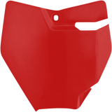 Front Number Plate - Red 2016 - 2023