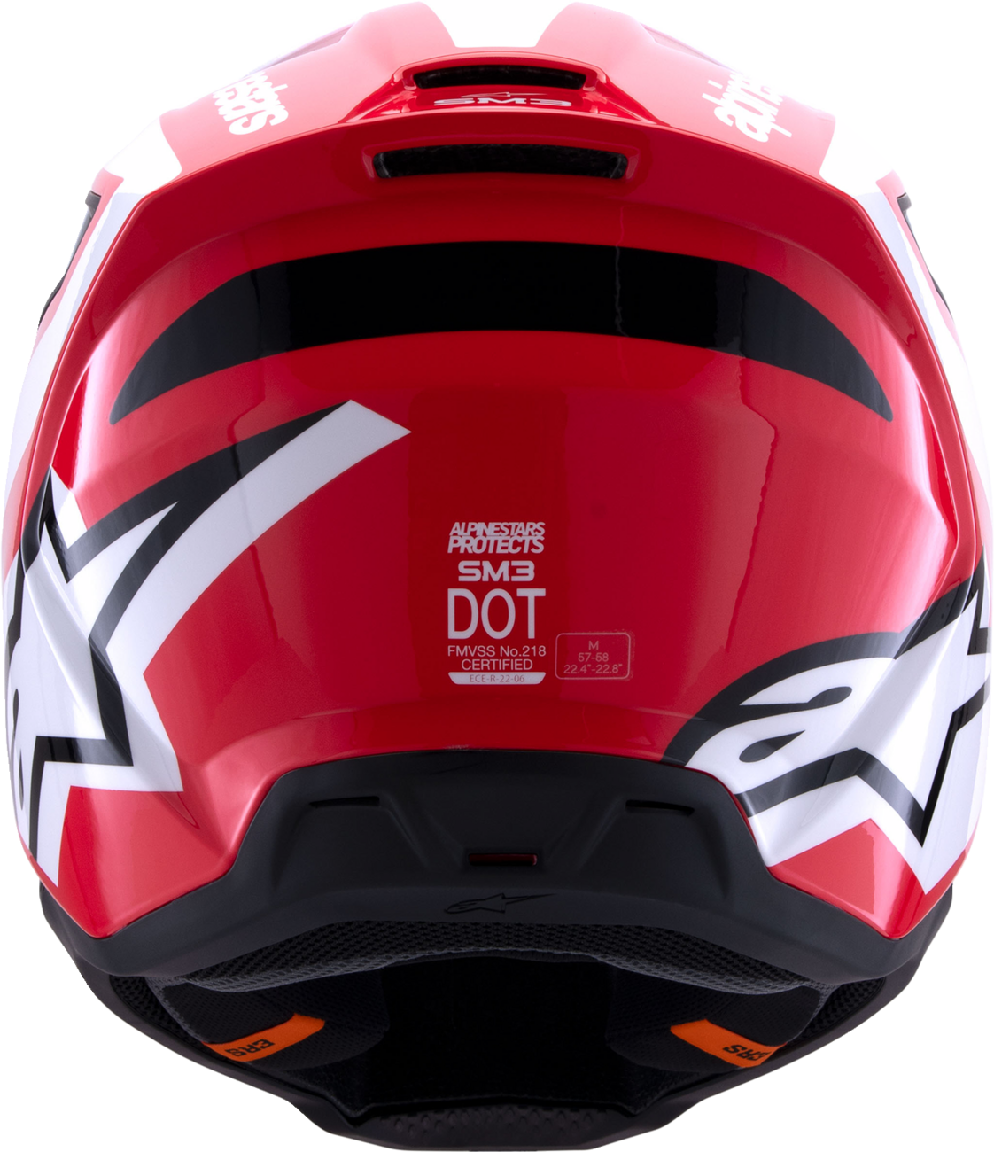 SM3 Helmet - Heat - Gloss Red/White/Black - Medium