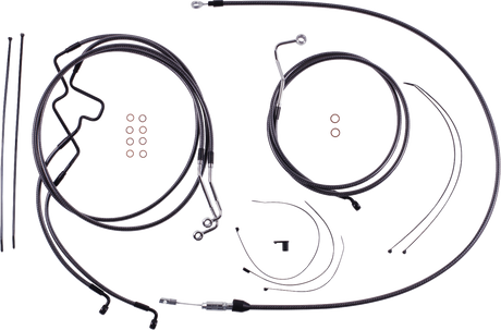 KARBONFIBR Designer Handlebar Installation Kit - 10\" - \'21-\'23 FLTR 2021 - 2023