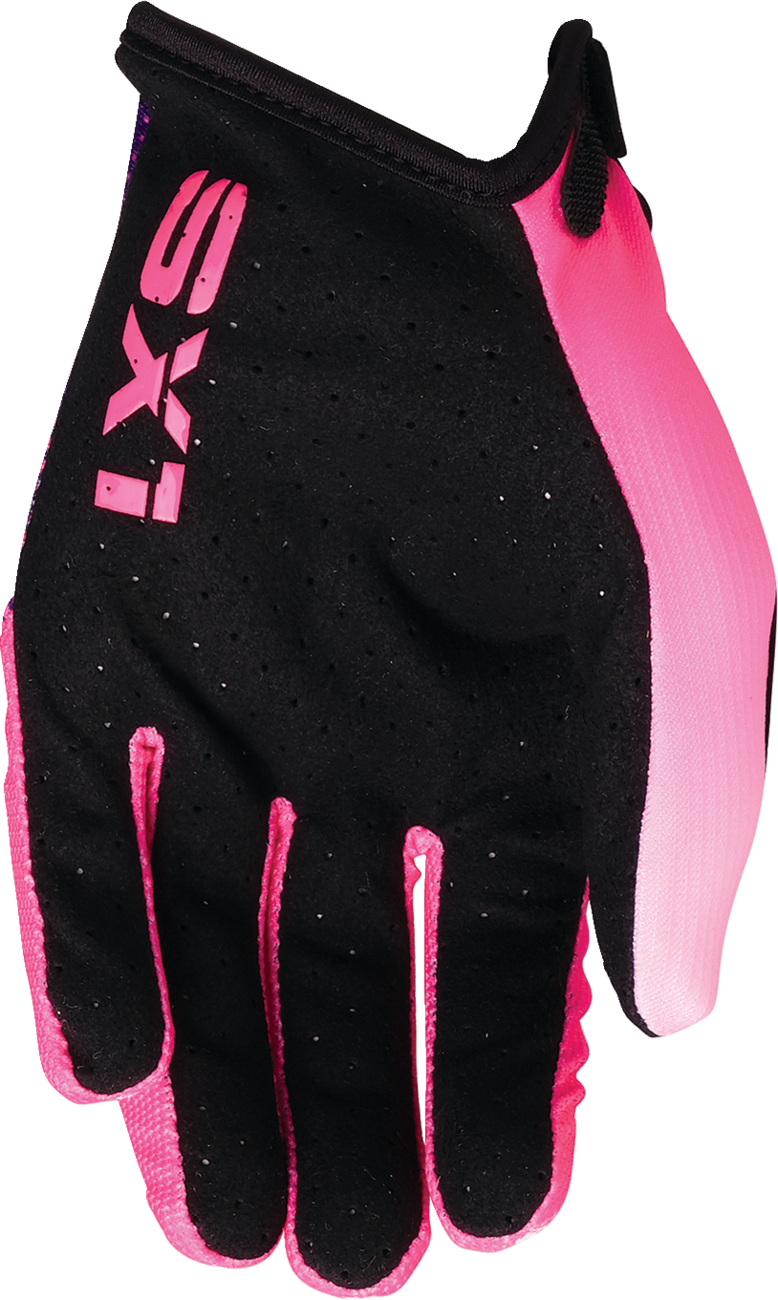 Youth SX1™ Gloves - Pink/Purple - Small