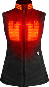 Women\'s 7V Thermite Heated Fleece Vest 2.0 - Black - Small