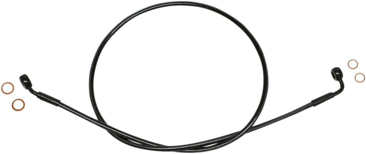 Brake Line - EZ Align - Stainless Steel - Black 2000 - 2017