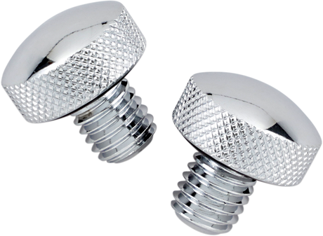 Knurled Seat Bolt - Chrome - FLST \'84-\'07 1984 - 2007