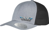 Drag Specialties Mesh Snapback Hat - Gray/Black