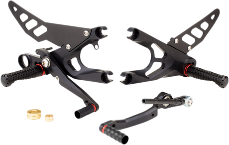 FXR Rearset - Black - Yamaha 2017 - 2020