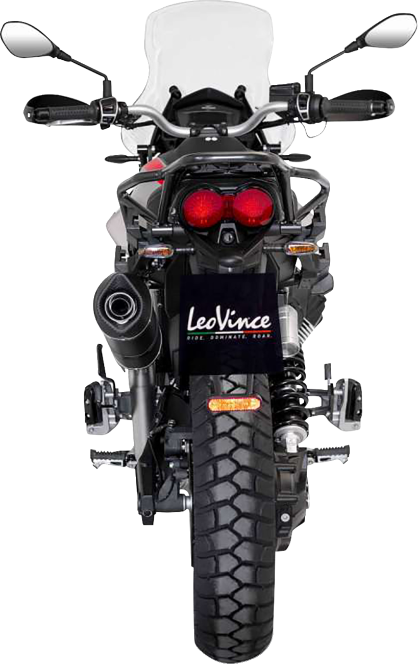 LV One EVO Slip-On Muffler - Black - V85 TT 2019 - 2025