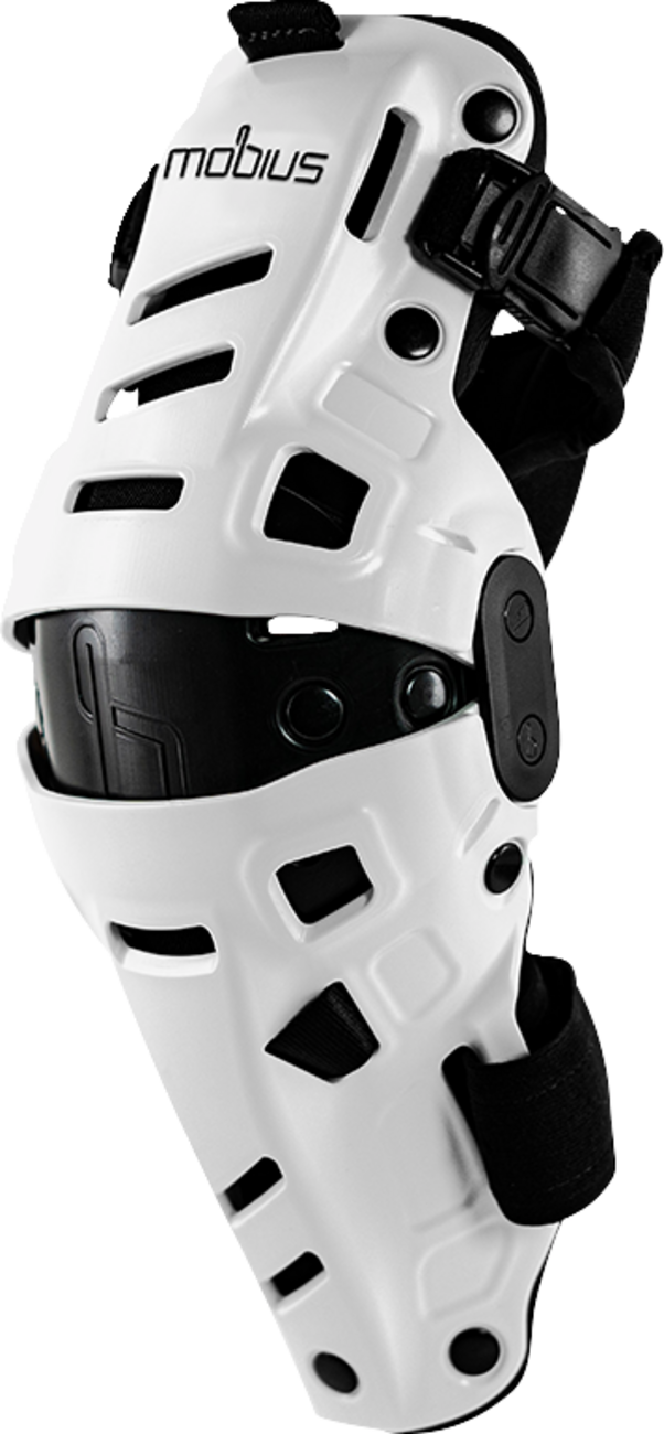 X8H Hybrid Knee Support - White/Black - L/XL